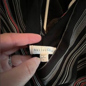 Striped pant romper with tie belt